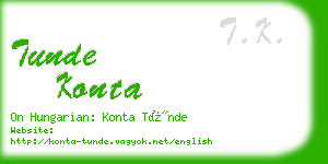 tunde konta business card